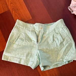 J. Crew Light Green High Waist Women's Shorts